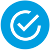 Zertifikat-Icon mit Haken